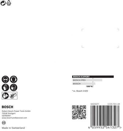 EXPERT C470 Sandpaper with 8 holes for Random Orbital Sanders 115 mm, G 40 5-pc EXPERT C470 Sandpaper with 8 holes for Random Orbital Sanders 115 mm, G 40 5-pc