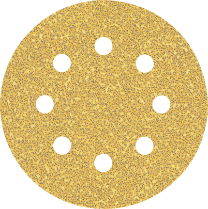 EXPERT C470 Sandpaper with 8 holes for Random Orbital Sanders 115 mm, G 40 5-pc EXPERT C470 Sandpaper with 8 holes for Random Orbital Sanders 115 mm, G 40 5-pc