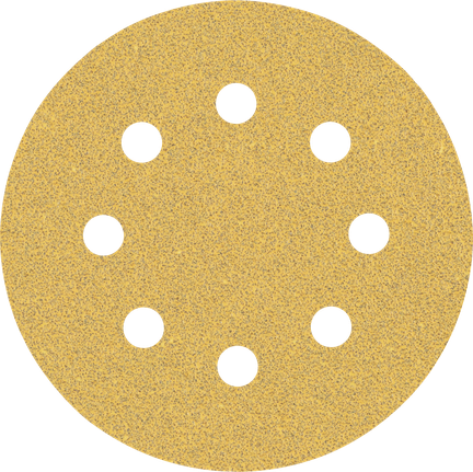 EXPERT C470 Sandpaper with 8 holes for Random Orbital Sanders 115 mm, G 60 5-pc EXPERT C470 Sandpaper with 8 holes for Random Orbital Sanders 115 mm, G 60 5-pc
