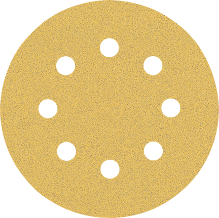EXPERT C470 Sandpaper with 8 holes for Random Orbital Sanders 115 mm, G 80 5-pc EXPERT C470 Sandpaper with 8 holes for Random Orbital Sanders 115 mm, G 80 5-pc