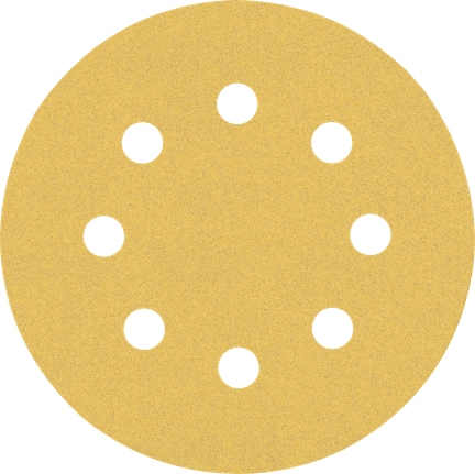 EXPERT C470 Sandpaper with 8 holes for Random Orbital Sanders 115 mm, G 120 5-pc EXPERT C470 Sandpaper with 8 holes for Random Orbital Sanders 115 mm, G 120 5-pc