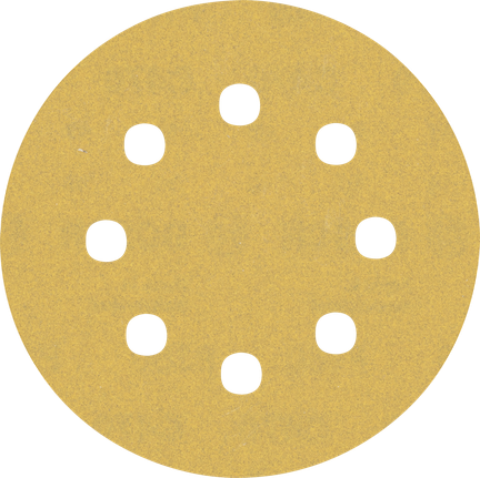 EXPERT C470 Sandpaper with 8 holes for Random Orbital Sanders 115 mm, G 180 5-pc EXPERT C470 Sandpaper with 8 holes for Random Orbital Sanders 115 mm, G 180 5-pc