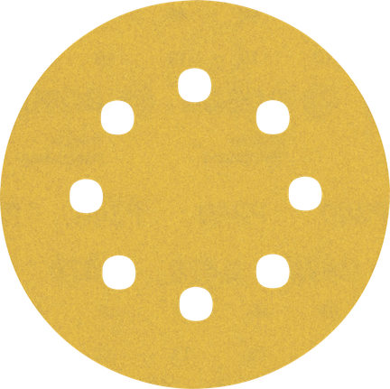 EXPERT C470 Sandpaper with 8 holes for Random Orbital Sanders 115 mm, G 240 5-pc EXPERT C470 Sandpaper with 8 holes for Random Orbital Sanders 115 mm, G 240 5-pc