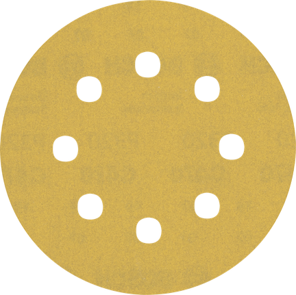 EXPERT C470 Sandpaper with 8 holes for Random Orbital Sanders 115 mm, G 320 5-pc EXPERT C470 Sandpaper with 8 holes for Random Orbital Sanders 115 mm, G 320 5-pc