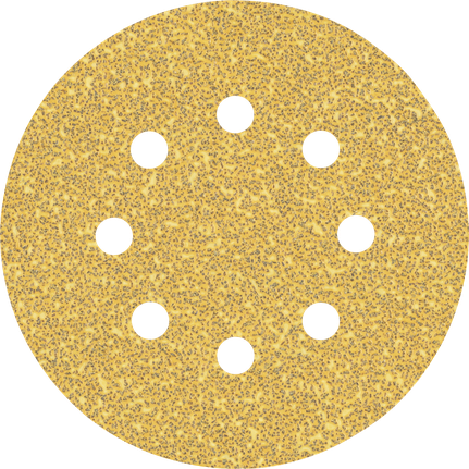 EXPERT C470 Sandpaper with 8 holes for Random Orbital Sanders 125 mm, G 40 5-pc EXPERT C470 Sandpaper with 8 holes for Random Orbital Sanders 125 mm, G 40 5-pc