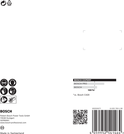 EXPERT C470 Sandpaper with 8 holes for Random Orbital Sanders 125 mm, G 180 5-pc EXPERT C470 Sandpaper with 8 holes for Random Orbital Sanders 125 mm, G 180 5-pc