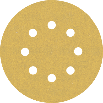 EXPERT C470 Sandpaper with 8 holes for Random Orbital Sanders 125 mm, G 180 5-pc EXPERT C470 Sandpaper with 8 holes for Random Orbital Sanders 125 mm, G 180 5-pc