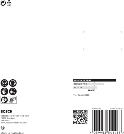 EXPERT C470 Sandpaper with 8 holes for Random Orbital Sanders 125 mm, G 320 5-pc EXPERT C470 Sandpaper with 8 holes for Random Orbital Sanders 125 mm, G 320 5-pc