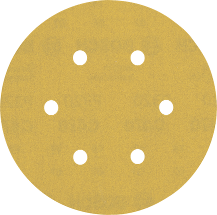 EXPERT C470 Sandpaper with 6 holes for Random Orbital Sanders 150 mm, G 320 5-pc EXPERT C470 Sandpaper with 6 holes for Random Orbital Sanders 150 mm, G 320 5-pc