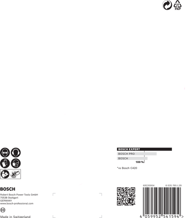EXPERT C470 Sandpaper with 6 holes for Random Orbital Sanders 150 mm, G 400 5-pc EXPERT C470 Sandpaper with 6 holes for Random Orbital Sanders 150 mm, G 400 5-pc