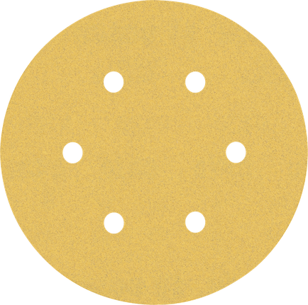 EXPERT C470 Sandpaper Set for Random Orbital Sanders 150 mm, 6 holes, G 60/120/240 6-pc Bosch EXPERT C470 sandpaper disc 150mm 6 holes.