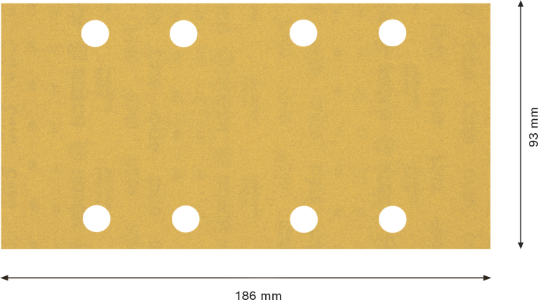 EXPERT C470 Sandpaper with 8 holes for Orbital Sanders 93 x 186 mm, G 240 10-pc EXPERT C470 Sandpaper with 8 holes for Orbital Sanders 93 x 186 mm, G 240 10-pc