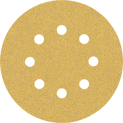 EXPERT C470 Sandpaper with 8 holes for Random Orbital Sanders 125 mm, G 60 50-pc EXPERT C470 Sandpaper with 8 holes for Random Orbital Sanders 125 mm, G 60 50-pc