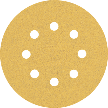 EXPERT C470 Sandpaper with 8 holes for Random Orbital Sanders 125 mm, G 100 50-pc EXPERT C470 Sandpaper with 8 holes for Random Orbital Sanders 125 mm, G 100 50-pc