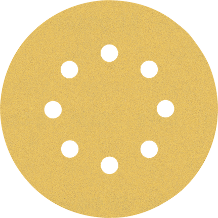 EXPERT C470 Sandpaper with 8 holes for Random Orbital Sanders 125 mm, G 120 50-pc EXPERT C470 Sandpaper with 8 holes for Random Orbital Sanders 125 mm, G 120 50-pc