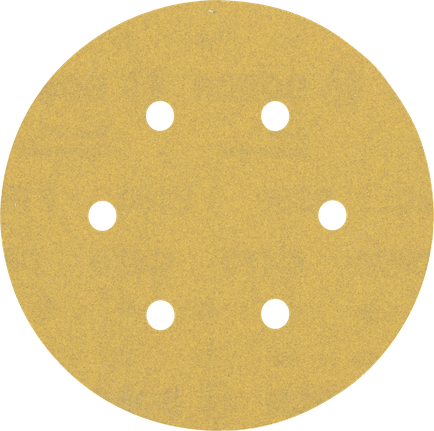 EXPERT C470 Sandpaper with 6 holes for Random Orbital Sanders 150 mm, G 180 50-pc EXPERT C470 Sandpaper with 6 holes for Random Orbital Sanders 150 mm, G 180 50-pc