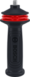 Bosch EXPERT Handle for Vibration Control M10, black with red ring.