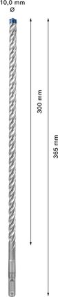 EXPERT SDS plus-7X Hammer Drill Bit 10 x 300 x 365 mm EXPERT SDS plus-7X Hammer Drill Bit 10 x 300 x 365 mm