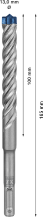 EXPERT SDS plus-7X Hammer Drill Bit 13 x 100 x 165 mm EXPERT SDS plus-7X Hammer Drill Bit 13 x 100 x 165 mm