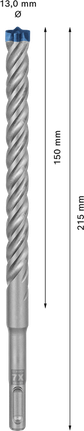 EXPERT SDS plus-7X Hammer Drill Bit 13 x 150 x 215 mm EXPERT SDS plus-7X Hammer Drill Bit 13 x 150 x 215 mm