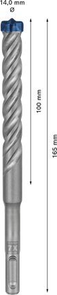 EXPERT SDS plus-7X Hammer Drill Bit 14 x 100 x 165 mm EXPERT SDS plus-7X Hammer Drill Bit 14 x 100 x 165 mm