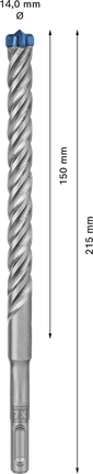EXPERT SDS plus-7X Hammer Drill Bit 14 x 150 x 215 mm EXPERT SDS plus-7X Hammer Drill Bit 14 x 150 x 215 mm