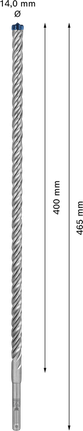 EXPERT SDS plus-7X Hammer Drill Bit 14 x 400 x 465 mm EXPERT SDS plus-7X Hammer Drill Bit 14 x 400 x 465 mm