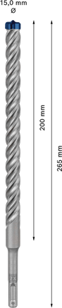 EXPERT SDS plus-7X Hammer Drill Bit 15 x 200 x 265 mm EXPERT SDS plus-7X Hammer Drill Bit 15 x 200 x 265 mm
