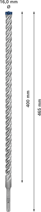 EXPERT SDS plus-7X Hammer Drill Bit 16 x 400 x 465 mm EXPERT SDS plus-7X Hammer Drill Bit 16 x 400 x 465 mm