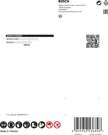 EXPERT Diamond Metal Wheel X-LOCK Cutting Disc 125 x 22.23 mm Bosch Expert Diamond Metal Wheel 125×22.23 mm.