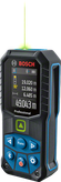 Bosch GLM 50-27 CG laser measure with display screen.