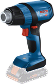 Bosch GHG 18V-50 cordless heat gun with LED indicator.