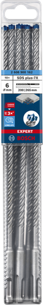 EXPERT SDS plus-7X Hammer Drill Bit 6 x 200 x 265 mm, 10-pc EXPERT SDS plus-7X Hammer Drill Bit 6 x 200 x 265 mm, 10-pc