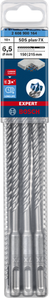 EXPERT SDS plus-7X Hammer Drill Bit 6.5 x 150 x 215 mm, 10-pc EXPERT SDS plus-7X Hammer Drill Bit 6.5 x 150 x 215 mm, 10-pc
