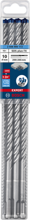 EXPERT SDS plus-7X Hammer Drill Bit 10 x 200 x 265 mm, 10-pc EXPERT SDS plus-7X Hammer Drill Bit 10 x 200 x 265 mm, 10-pc