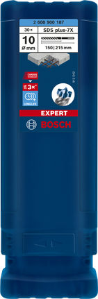 EXPERT SDS plus-7X Hammer Drill Bit 10 x 150 x 215 mm, 30-pc EXPERT SDS plus-7X Hammer Drill Bit 10 x 150 x 215 mm, 30-pc