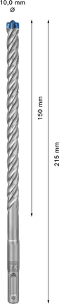 EXPERT SDS plus-7X Hammer Drill Bit 10 x 150 x 215 mm, 30-pc EXPERT SDS plus-7X Hammer Drill Bit 10 x 150 x 215 mm, 30-pc