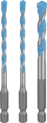 EXPERT HEX-9 MultiConstruction Drill Bit Set 5/6/8 mm 3-pc Bosch EXPERT HEX-9 MultiConstruction Drill Bit Set 3-pc.