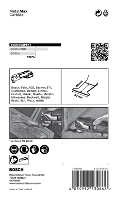 EXPERT AIZ 32 AIT MetalMax Bosch Expert MetalMax multitool blade 40 x 32 mm