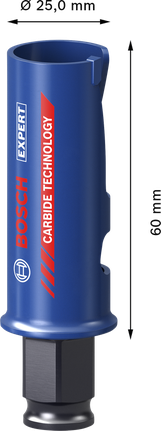 EXPERT Construction Material Hole Saw 25 x 60 mm EXPERT Construction Material Hole Saw 25 x 60 mm