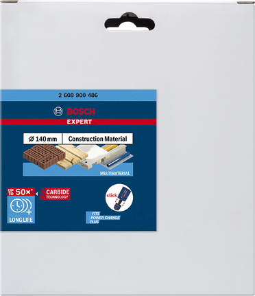 EXPERT Construction Material Hole Saw 140 x 60 mm EXPERT Construction Material Hole Saw 140 x 60 mm