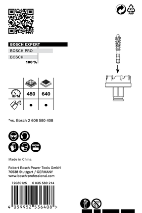 EXPERT Sheet Metal Hole Saw 25 x 5 mm EXPERT Sheet Metal Hole Saw 25 x 5 mm