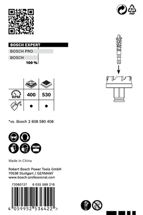 EXPERT Sheet Metal Hole Saw 30 x 5 mm EXPERT Sheet Metal Hole Saw 30 x 5 mm
