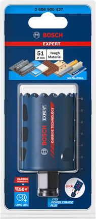 EXPERT Tough Material Hole Saw 51 x 60 mm EXPERT Tough Material Hole Saw 51 x 60 mm