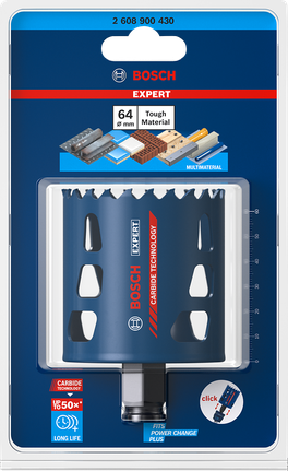 EXPERT Tough Material Hole Saw 64 x 60 mm EXPERT Tough Material Hole Saw 64 x 60 mm