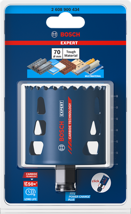 EXPERT Tough Material Hole Saw 70 x 60 mm EXPERT Tough Material Hole Saw 70 x 60 mm