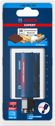 EXPERT Construction Material Hole Saw 38 x 60 mm EXPERT Construction Material Hole Saw 38 x 60 mm