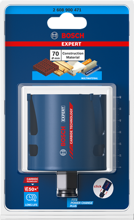 EXPERT Construction Material Hole Saw 70 x 60 mm EXPERT Construction Material Hole Saw 70 x 60 mm