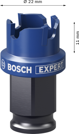 EXPERT Sheet Metal Hole Saw 22 x 5 mm EXPERT Sheet Metal Hole Saw 22 x 5 mm