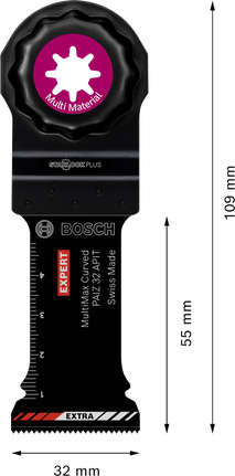 Bosch EXPERT MultiMax PAIZ 32 APIT carbide multitool blade 32 mm.